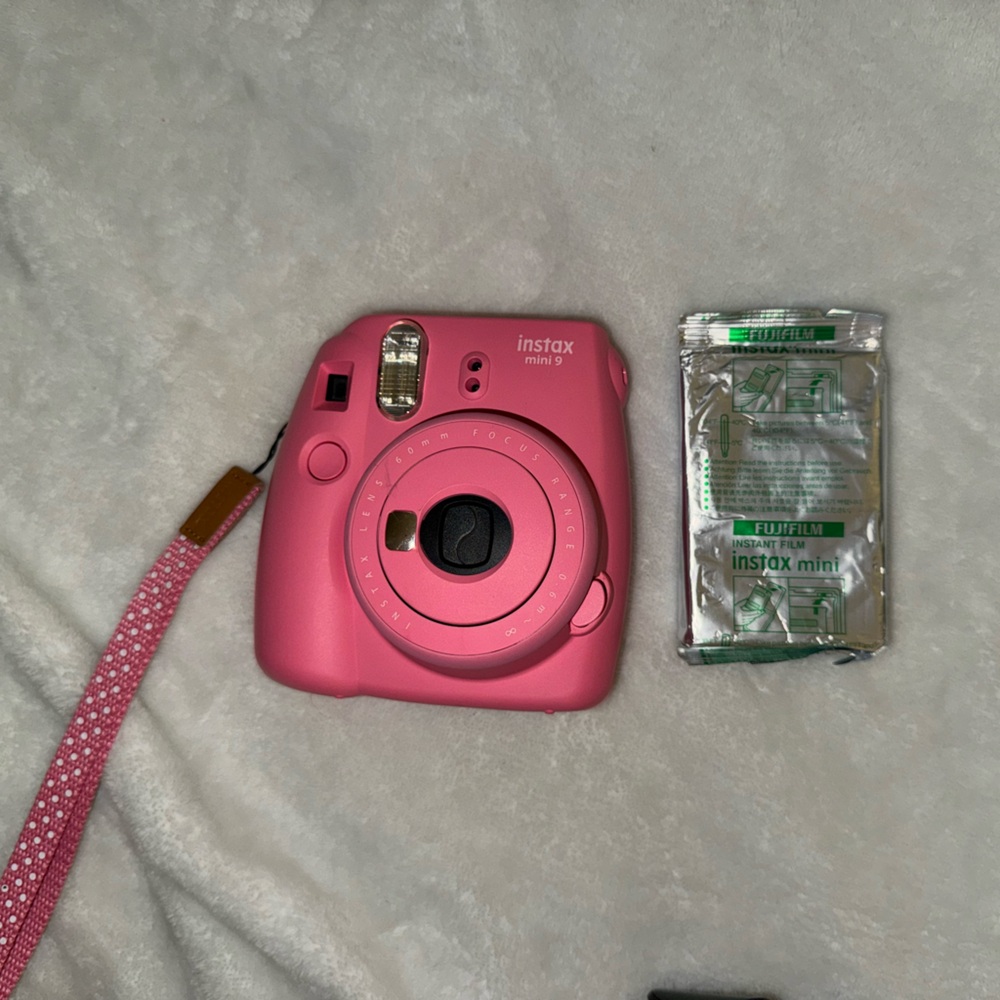 Pink Instax mini 9